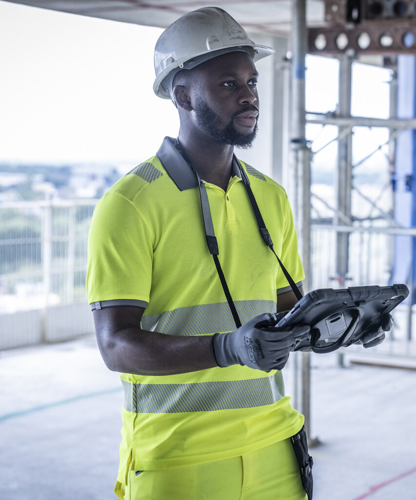 Hi-vis pro comfort polycotton polo