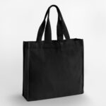 Chevron handle shopper